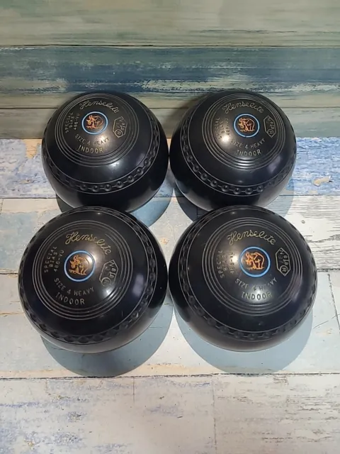 Henselite Indoor  Bowls Size 4 Heavy Special Biased 486-VU