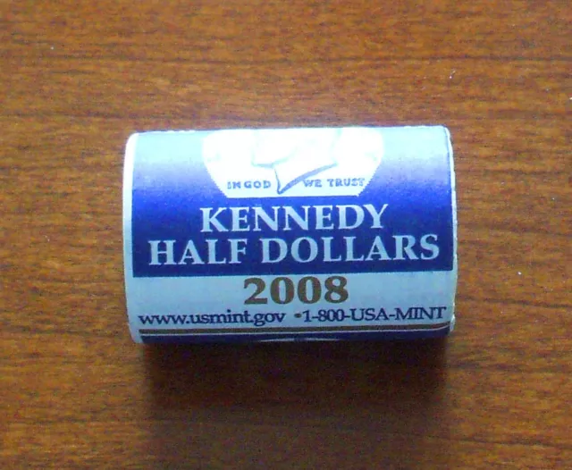 2008 Kennedy Roll - "D"  Uncirculated 2008 Half Dollar Roll - From Mint Box 💥💥