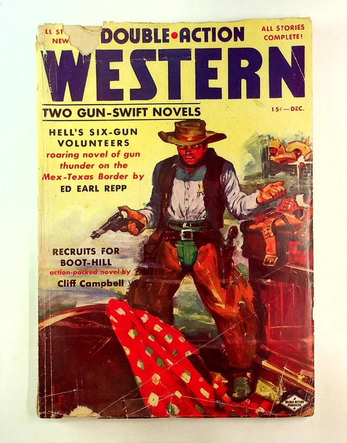 Double-Action Western Magazine Pulp Mar 1938 Vol. 5 #5 GD/VG 3.0