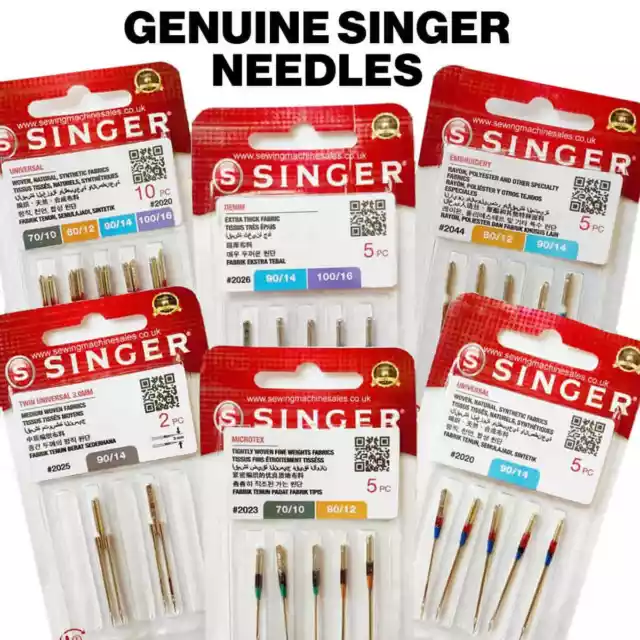 Singer Sewing Machine Needles Various