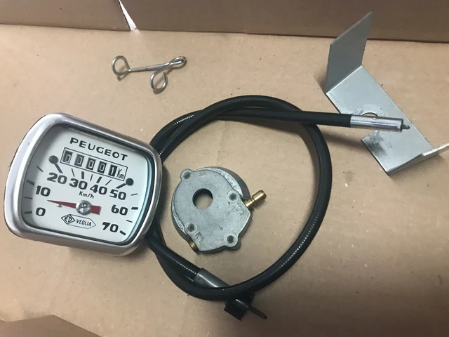 Compteur (tableau De Bord) Pour Peugeot 103 VS - Occasion, Fonctionnel, Avec Traces D'usure