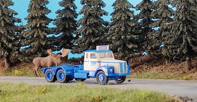 Modellino VK-Modelle Scania 111 Con Rimorchio Scala H0 (1:87) - Epoche III-VI, Made In Germany