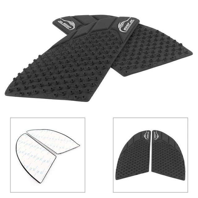 Serbatoio Gas Trazione Side Pad Ginocchio Impugnatura Decalcomania Nero per Suzuki GSXS1000 2017-2019