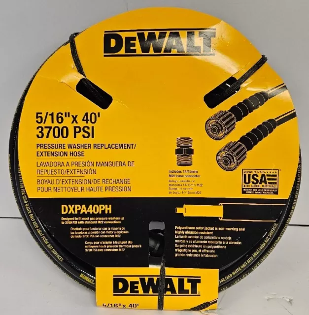 DEWALT 3700PSI Replacement Extension Hose 5/16" x 25'