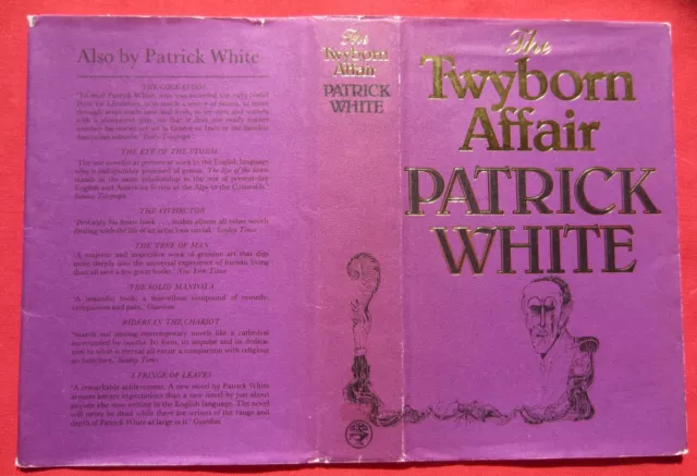 Patrick White - 'The Twyborn Affair' - 1st Edition - DUST JACKET ONLY