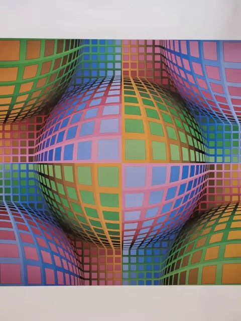 Victor Vasarely Limited Edition Photogravure