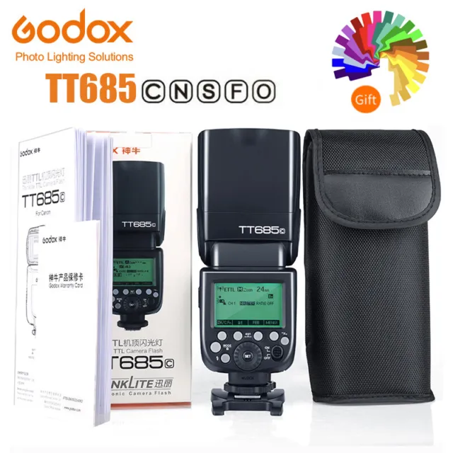 Godox TT685II TT685C TT685N TT685S TT685F TT685O TTL HSS Camera Flash Speedlite