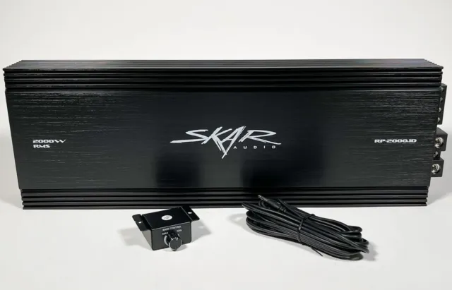 Refurbished Skar Audio Rp-2000.1D 2800 Watt Max Power Class D Mono Sub Amplifier