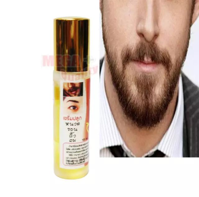 Genive Serum Beard Facial Hair Growth Booster Herbal Herb Serum Moustache 10ml