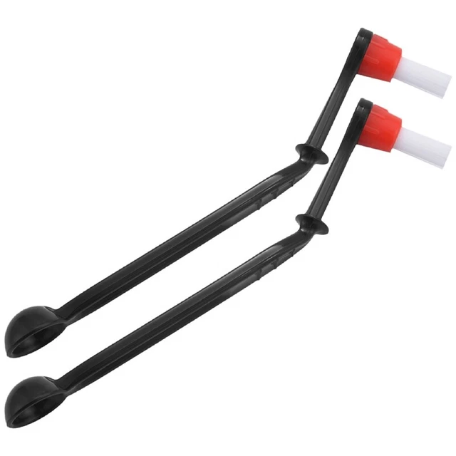 2X 2 in 1 Coffee Machine Brush Nylon Espresso Coffee Grinder Spazzole Cucch V6O5