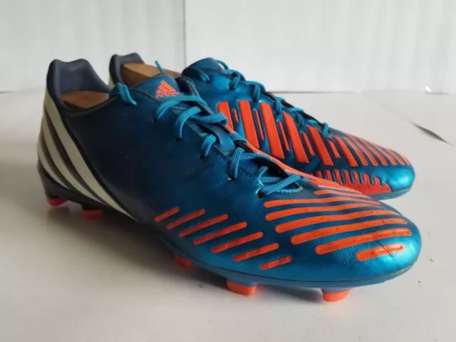 RARE ADIDAS PREDATOR LZ TRX FG SOCCER Boots MEN'S Blue SIZE US9 - Iconic & retro