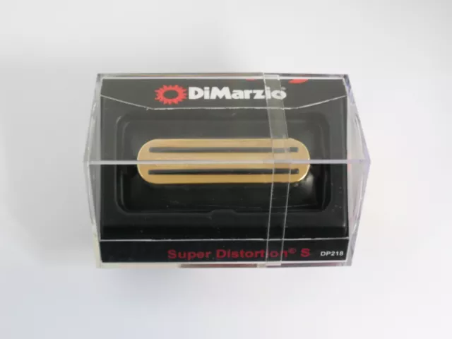 DiMarzio Super Distortion S Single Coil Bridge Pick-up W/Gold Cover DP218