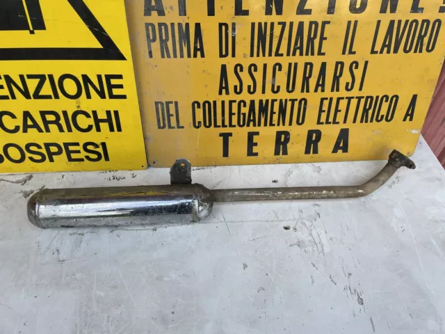 Marmitta Gilera Cromata Da Restaurare Motorino Ciclomotore No Ciao