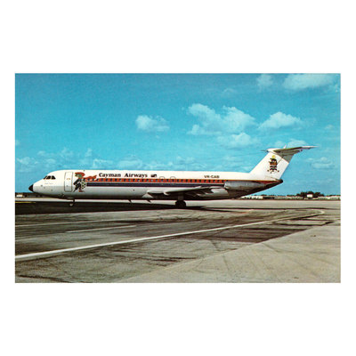 Bonne Avion Carte Postale Britannique Airways Crépuscule Concorde 