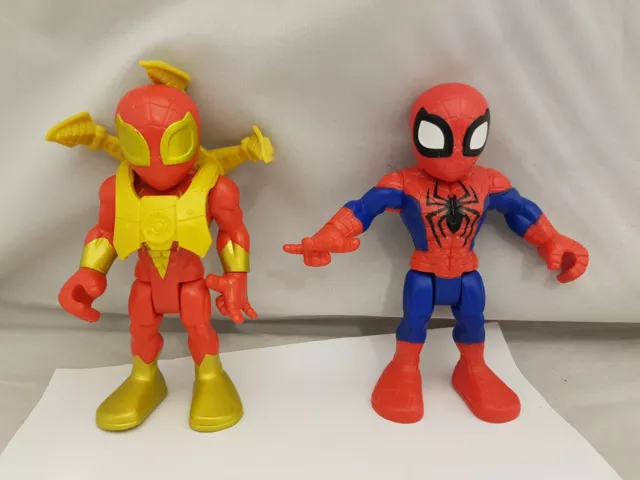 Playskool Heroes Marvel Super Hero Adventures - Moto arachnéenne de  Spider-Man, figurine de 12,5 cm avec moto