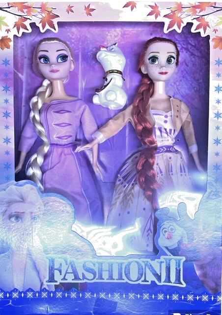 Frozen Elsa  &  Anna Barbie Doll Toys Play Set Girl Kids Toy