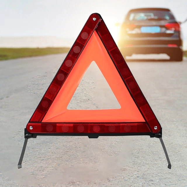 Triangolo di emergenza pieghevole triangolo di emergenza avviso di guasto sicurezza parti automobilistiche rosse