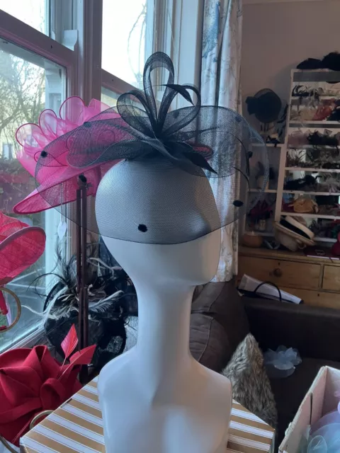 Wedding, Ascot, Special Occasion Fascinator Black