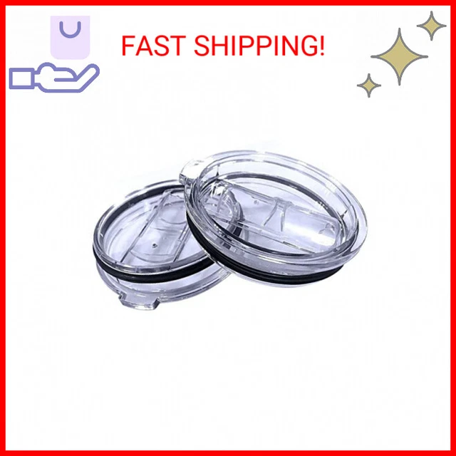 2 Replacement Lids for Stainless Steel Tumbler Travel Cup - Fits OF Inner diamet