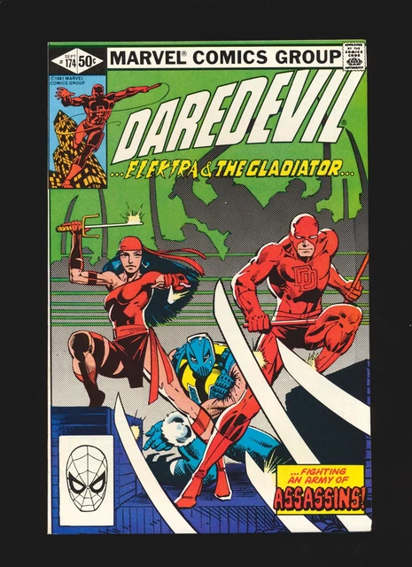 Daredevil # 174 - 1st appearance The Hand, Miller story & art NM- Cond.