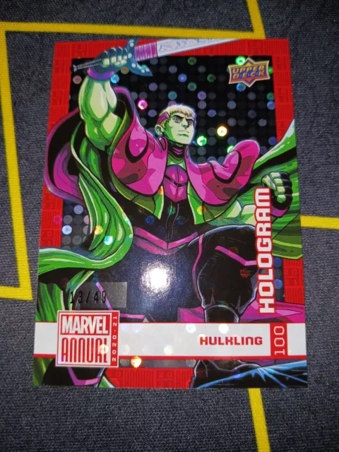 2020-21 Upper Deck Marvel Annual Hulkling - (Base) FOIL HOLOGRAM - NM/M