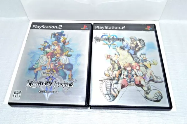 Kingdom Hearts II & Final Mix PS2 SET of 2 games SONY PlayStation 2 from Japan