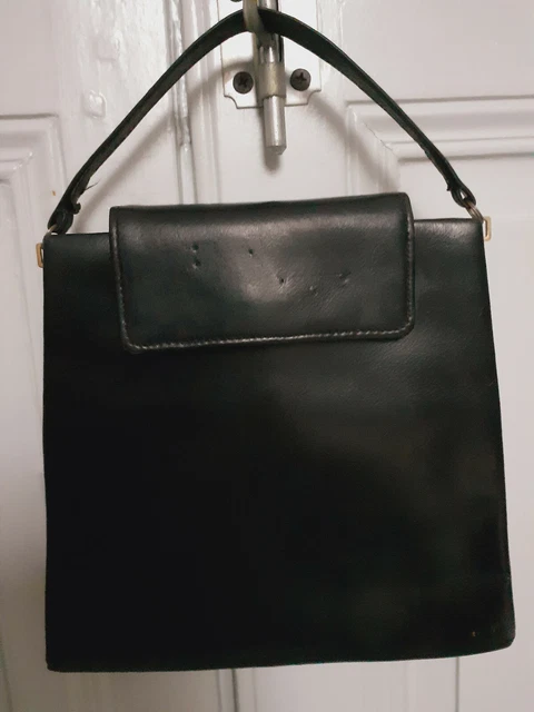 Sac à Main Vintage Cuir Lézard Doré Années 1940-45 - État Neuf Exceptionnel, Fabrication Française