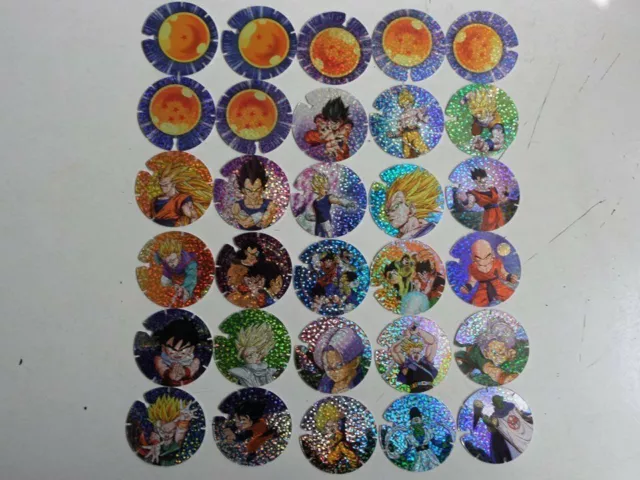 Complete Collection 30 Tazos Pogs Dragon Ball Z Mexico 2016