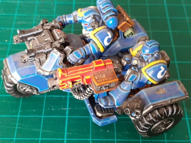 Figurine Warhammer 40K Space Marine Psyker - Ultramarines - Conversion Peint Métal