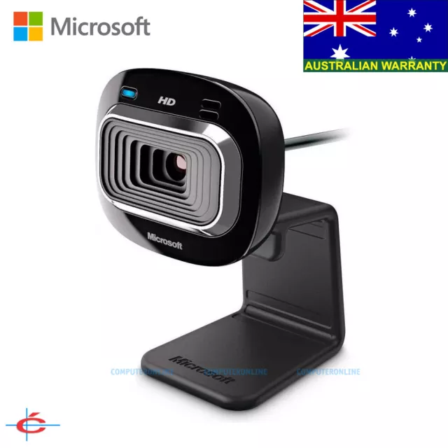 Microsoft LifeCam HD-3000 USB Webcam, 720p@30fps, TrueColor, Noise Reduce Mic