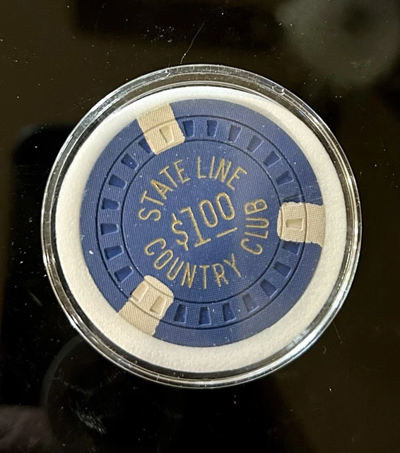 Stateline Country Club Casino Lake Tahoe Nevada $1 Chip 1953