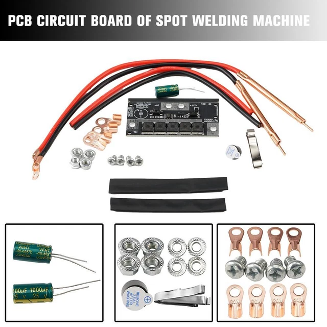 PCB Circuit Board of Spot Welding Machine DIY Portable F3G5 Battery 12V C1A9