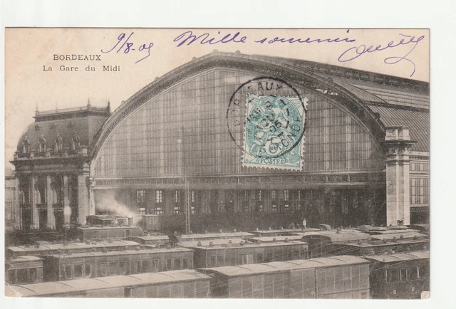 BORDEAUX - Gironde - CPA 33 - la Gare Du Midi - trains