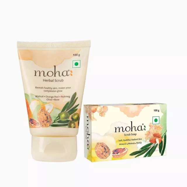 MOHA: KIT de exfoliación Combo-1 (2 PIEZAS)