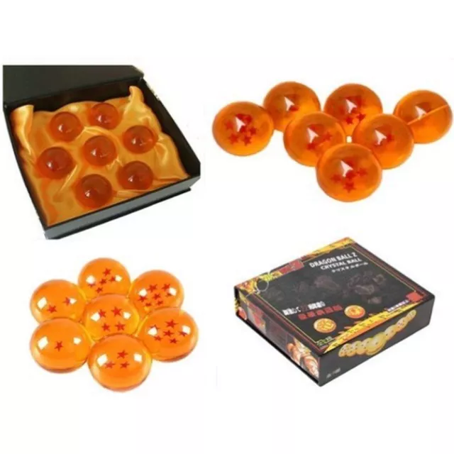 BrandNew 7 JP Anime DragonBall Z Stars Crystal Ball Collection Set with Gift Box 2