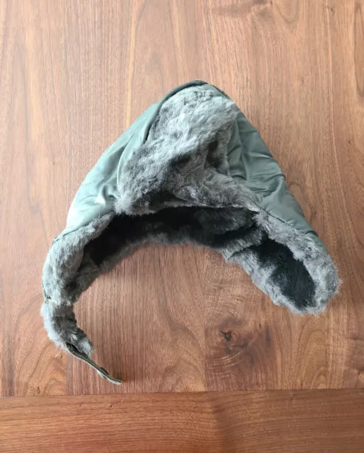 USGI USAF US Air Force Hood Helmet Flyers Winter B-9B Medium 1969 Alpha Ind.