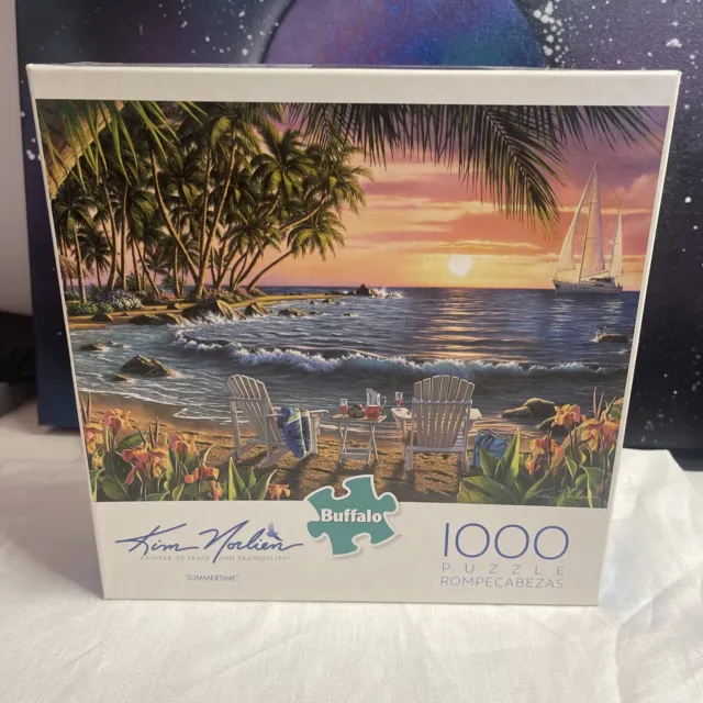 Buffalo SUMMERTIME by Kim Norlien 1000 Piece Beach Sunset Puzzle