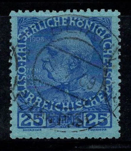 Österreichisches Kreta 1914 Mi. 24 Gestempelt 100% 25 Jh., Kaiser Joseph