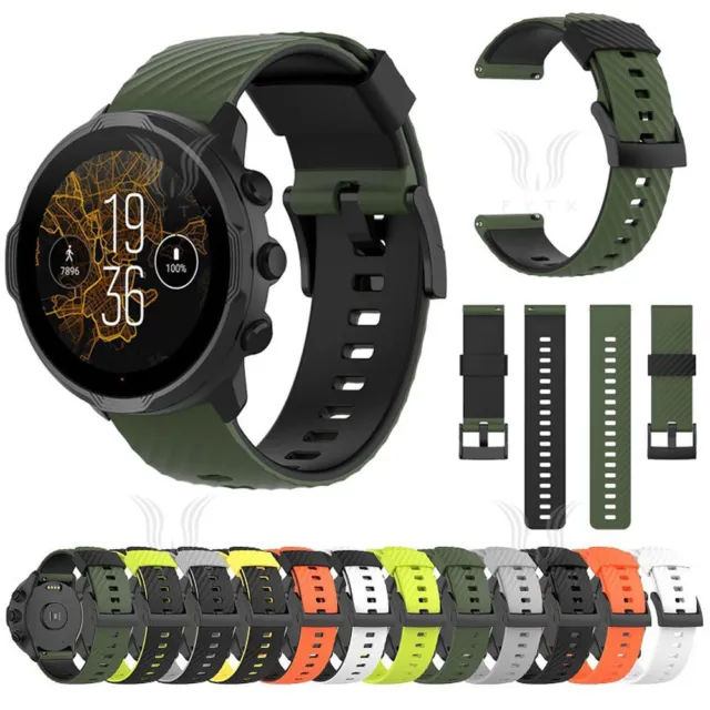 Silikon Armband Für Suunto 9/9 Baro 7 D5 Spartan Sport Wrist HR/Baro Uhrenband