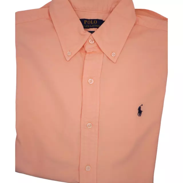 Ralph Lauren Men's Custom Fit Oxford Shirt - BNWOT - Orange Colour