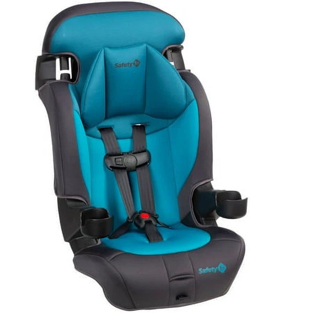 2-in-1 Booster Car Seat Kids Toddler Safety Holder Capri Teal