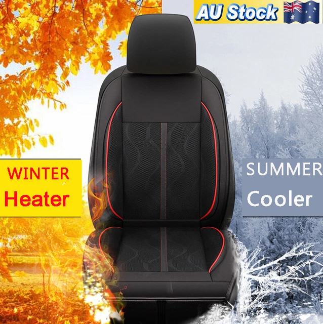 AU Summer Cooling Winter Heating Comfortable 12V Car Seat Cover Seat Cushion