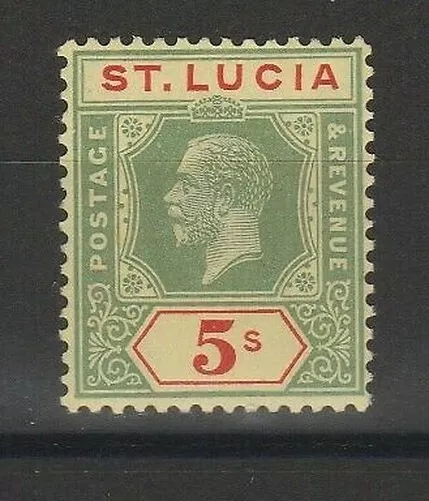 St Lucia 1921-26 - 5s. George V° 1 V MNH N°88 MF78379