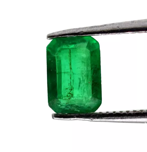 100% Natural Green Emerald Octagon Cut 0.34 Ct Loose Zambia Certified Gemstone