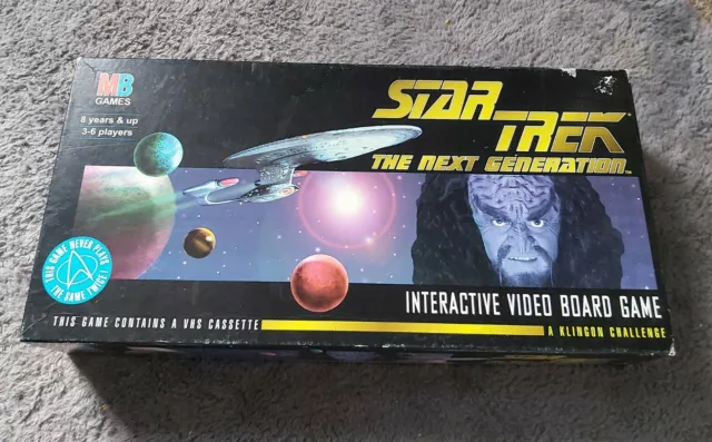 Star Trek The Next Generation Interactive Video Board Game A Klingon Challenge