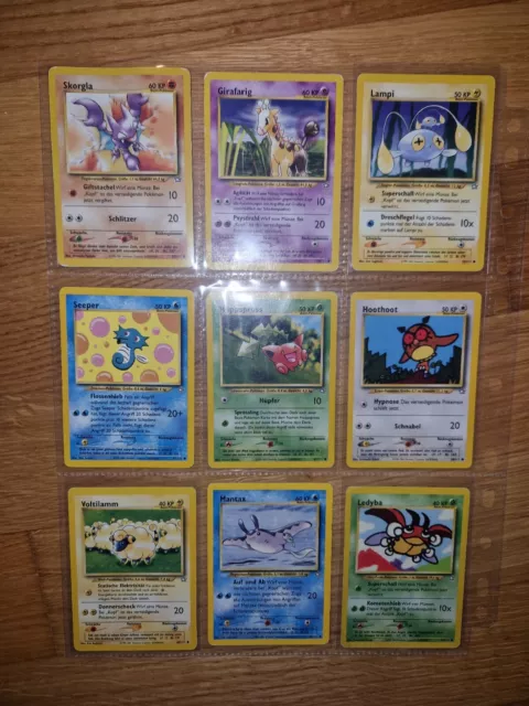 Pokemon Karten Sammlung -  Neo Genesis - Deutsch - TCG - Good  - No Glurak