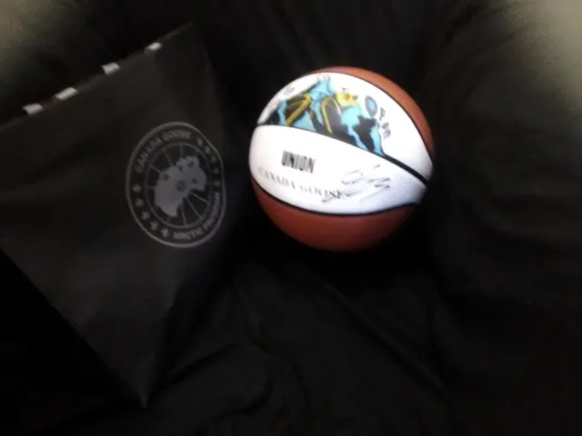 Fred Van Vleet Autographed Basketball Canada Goose X Union Limited Collaboration