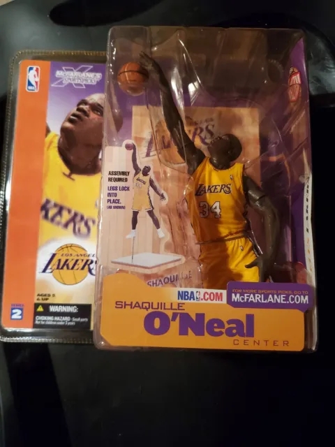 SHAQUILLE O’NEAL MCFARLANE NBA Series 2 Los Angeles Lakers Action ...