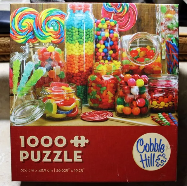 Cobble Hills 1000 Piece Puzzle Candy. Complete USA