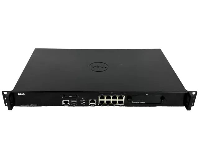 DELL SonicWALL NSA 2600 8-Port Network Security Appliance Switch Firewall 2